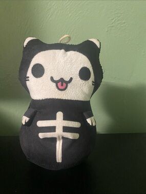 Kleptocats Skeleton Cat Kitty Halloween 7" Plush Stuffed Animal Good Stuff